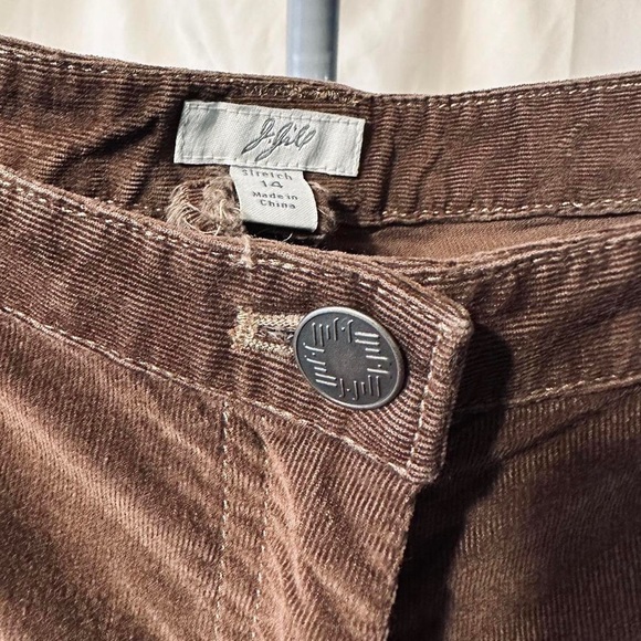 Brown Corduroy Ankle Pants - Picture 3 of 3